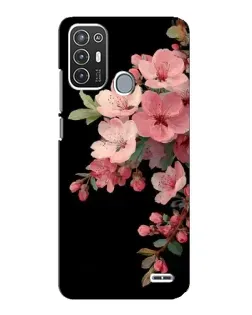 Чехол для ZTE Blade A72 с картинкой «Розовая ветка сакуры»