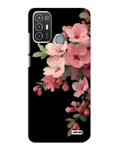 Чехол для ZTE Blade A72 с картинкой «Розовая ветка сакуры»