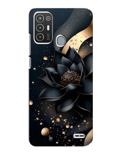 Чехол для ZTE Blade A72 с картинкой «Черный лотос»