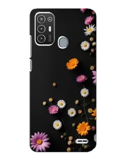 Чехол для ZTE Blade A72 с картинкой «Цветочная композиция»