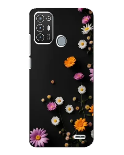 Чехол для ZTE Blade A72 с картинкой «Цветочная композиция»