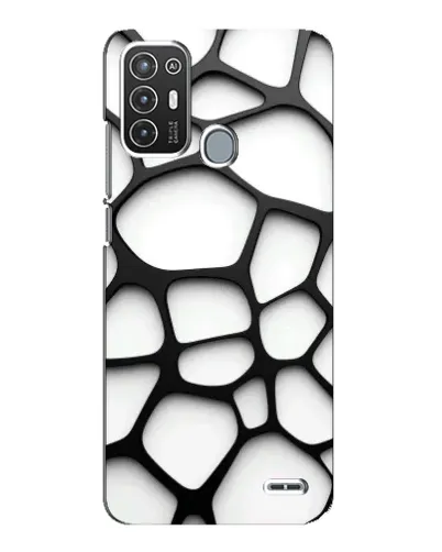 Чехол для ZTE Blade A72 с картинкой «Белая объемная сетка» Чехол для ZTE Blade A72 с картинкой «Белая объемная сетка»
