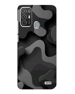 Чехол для ZTE Blade A72 с картинкой «Темный абстрактный камуфляж» Чехол для ZTE Blade A72 с картинкой «Темный абстрактный камуфляж»
