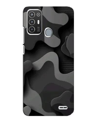 Чехол для ZTE Blade A72 с картинкой «Темный абстрактный камуфляж» Чехол для ZTE Blade A72 с картинкой «Темный абстрактный камуфляж»