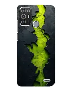 Чехол для ZTE Blade A72 с картинкой «Салатовый разлом скалы» Чехол для ZTE Blade A72 с картинкой «Салатовый разлом скалы»