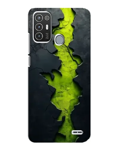 Чехол для ZTE Blade A72 с картинкой «Салатовый разлом скалы» Чехол для ZTE Blade A72 с картинкой «Салатовый разлом скалы»