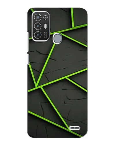 Чехол для ZTE Blade A72 с картинкой «Зеленые геометрические линии» Чехол для ZTE Blade A72 с картинкой «Зеленые геометрические линии»