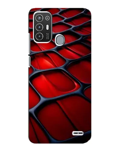 Чехол для ZTE Blade A72 с картинкой «Красная глянцевая сетка» Чехол для ZTE Blade A72 с картинкой «Красная глянцевая сетка»