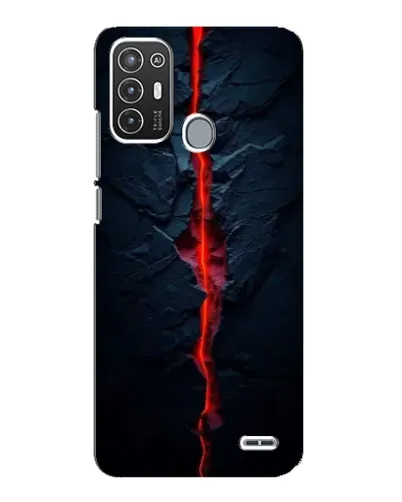 Чехол для ZTE Blade A72 с картинкой «Kрасная лавовая трещина» Чехол для ZTE Blade A72 с картинкой «Kрасная лавовая трещина»