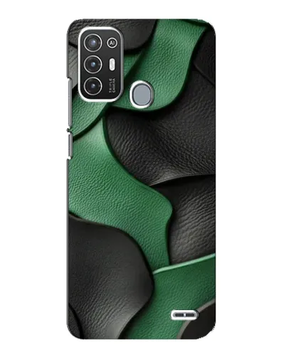 Чехол для ZTE Blade A72 с картинкой «Зеленые кожаные волны» Чехол для ZTE Blade A72 с картинкой «Зеленые кожаные волны»