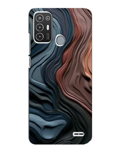 Чехол для ZTE Blade A72 с картинкой «Цветные волны каньона» Чехол для ZTE Blade A72 с картинкой «Цветные волны каньона»