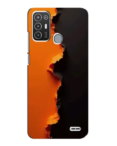 Чехол для ZTE Blade A72 с картинкой «Оранжевый разлом» Чехол для ZTE Blade A72 с картинкой «Оранжевый разлом»