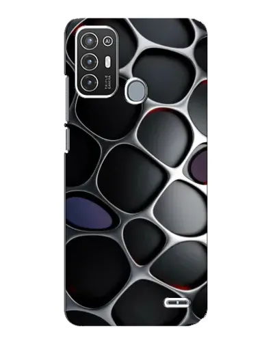Чехол для ZTE Blade A72 с картинкой «Объемная темная решетка» Чехол для ZTE Blade A72 с картинкой «Объемная темная решетка»