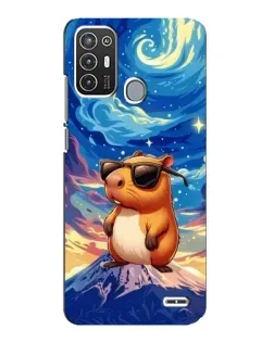 Чехол для ZTE Blade A72 с картинкой «Капибара Ван Гога» Чехол для ZTE Blade A72 с картинкой «Капибара Ван Гога»