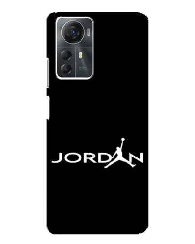 Чехол для ZTE Blade A72s с картинкой «Jordan White Logo»