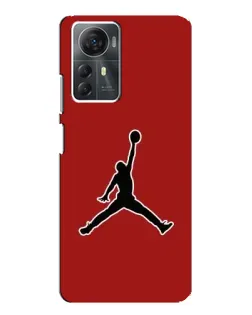 Чехол для ZTE Blade A72s с картинкой «Jordan Red Back»