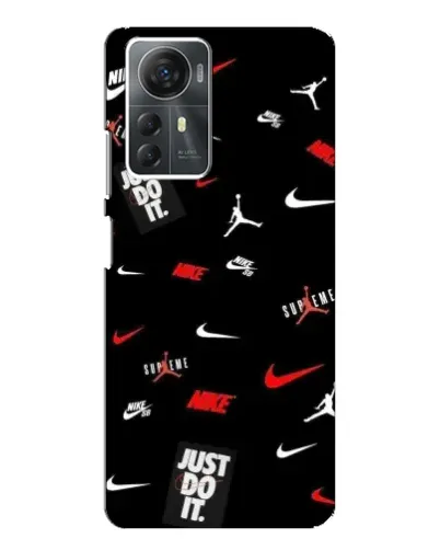Чехол для ZTE Blade A72s с картинкой «Nike Mix Pattern»