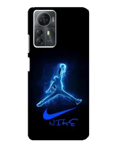 Чехол для ZTE Blade A72s с картинкой «Jordan Neon Blue»