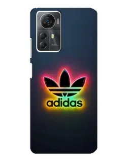 Чехол для ZTE Blade A72s с картинкой «Неоновый Adidas»