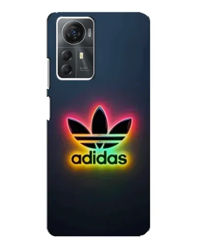 Чехол для ZTE Blade A72s с картинкой «Неоновый Adidas»