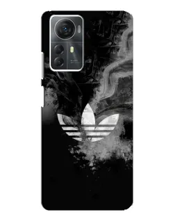 Чехол для ZTE Blade A72s с картинкой «Абстрактный дым Adidas»