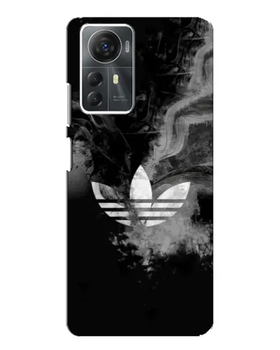 Чехол для ZTE Blade A72s с картинкой «Абстрактный дым Adidas»