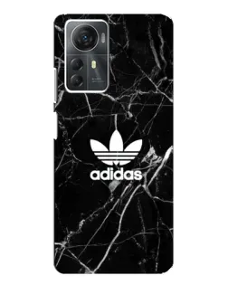 Чехол для ZTE Blade A72s с картинкой «Белый мрамор Adidas»