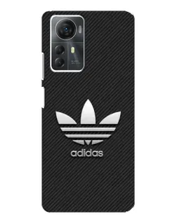 Чехол для ZTE Blade A72s с картинкой «Adidas Карбоновая текстура»