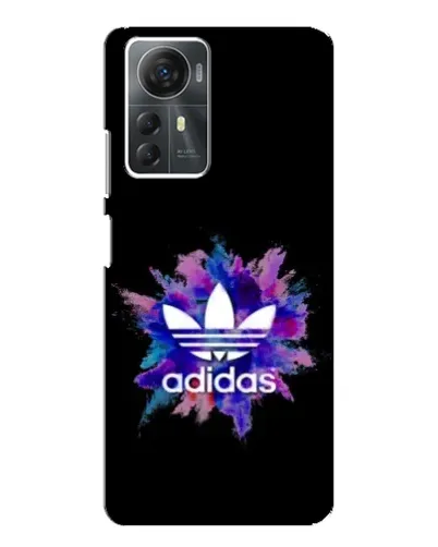 Чехол для ZTE Blade A72s с картинкой «Взрыв красок Adidas»
