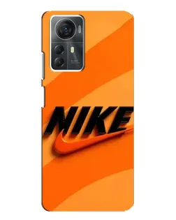 Чехол для ZTE Blade A72s с картинкой «Оранжевый драйв Nike»