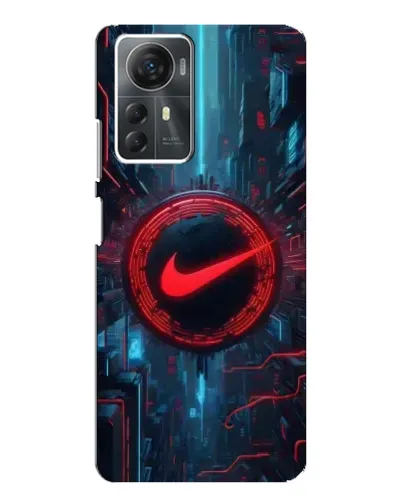 Чехол для ZTE Blade A72s с картинкой «Техногенный стиль Nike»