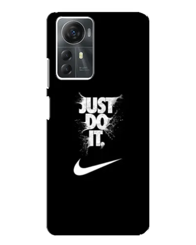 Чехол для ZTE Blade A72s с картинкой «Текстовый принт Nike»