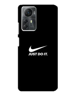 Чехол для ZTE Blade A72s с картинкой «Минимализм от Nike»