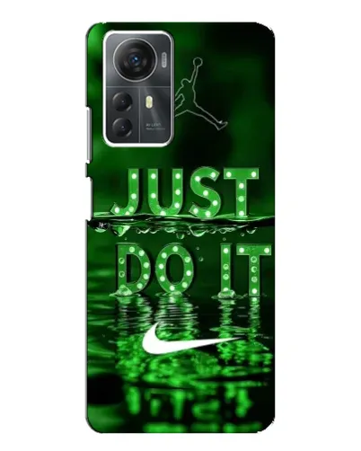 Чехол для ZTE Blade A72s с картинкой «Зеленый неоновый Nike»