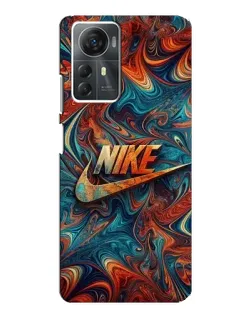 Чехол для ZTE Blade A72s с картинкой «Nike в абстракции»