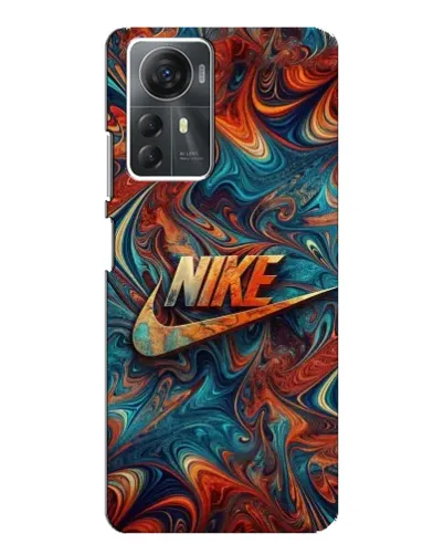 Чехол для ZTE Blade A72s с картинкой «Nike в абстракции»