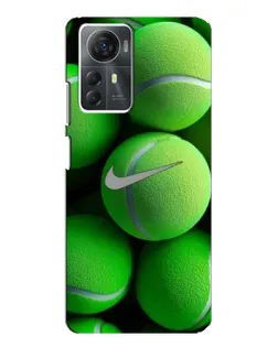 Чехол для ZTE Blade A72s с картинкой «Теннисные мячи Найк»