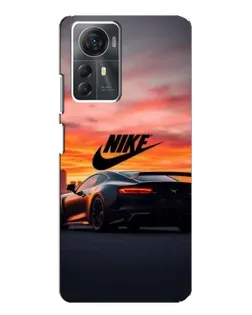 Чехол для ZTE Blade A72s с картинкой «Nike и суперкар»