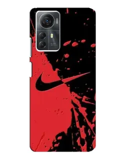 Чехол для ZTE Blade A72s с картинкой «Красные брызги Nike» Чехол для ZTE Blade A72s с картинкой «Красные брызги Nike»
