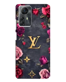 Чехол для ZTE Blade A72s с картинкой «Цветочный Louis Vuitton»