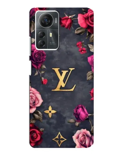 Чехол для ZTE Blade A72s с картинкой «Цветочный Louis Vuitton»