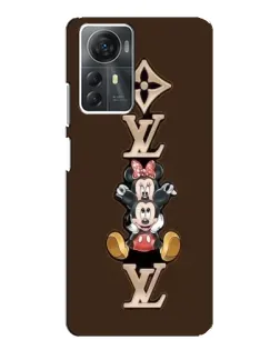 Чехол для ZTE Blade A72s с картинкой «LV и Микки Маус»