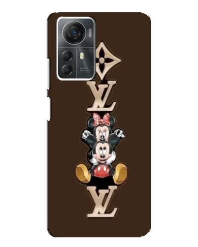 Чехол для ZTE Blade A72s с картинкой «LV и Микки Маус»