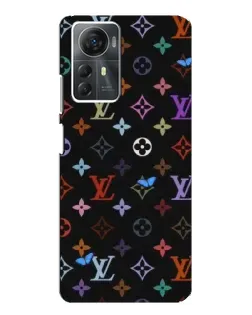Чехол для ZTE Blade A72s с картинкой «Цветная монограмма LV»