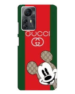 Чехол для ZTE Blade A72s с картинкой «Gucci — полосы и Микки»