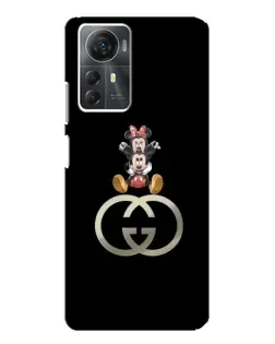 Чехол для ZTE Blade A72s с картинкой «Минни Маус на лого»