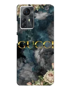 Чехол для ZTE Blade A72s с картинкой «Абстрактные цветы Gucci»