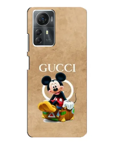 Чехол для ZTE Blade A72s с картинкой «Микки Маус Gucci — крафт» Чехол для ZTE Blade A72s с картинкой «Микки Маус Gucci — крафт»