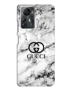 Чехол для ZTE Blade A72s с картинкой «Gucci — мраморный шик»
