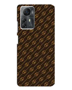 Чехол для ZTE Blade A72s с картинкой «Gucci — золотые диагонали»